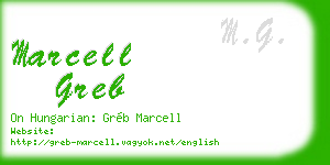 marcell greb business card